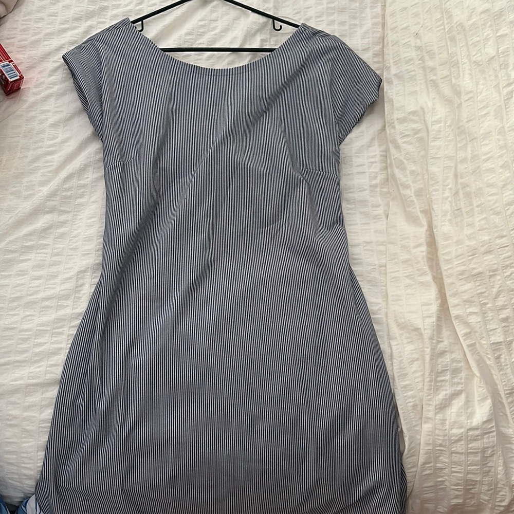 Beautiful blue and white Theory sundress.